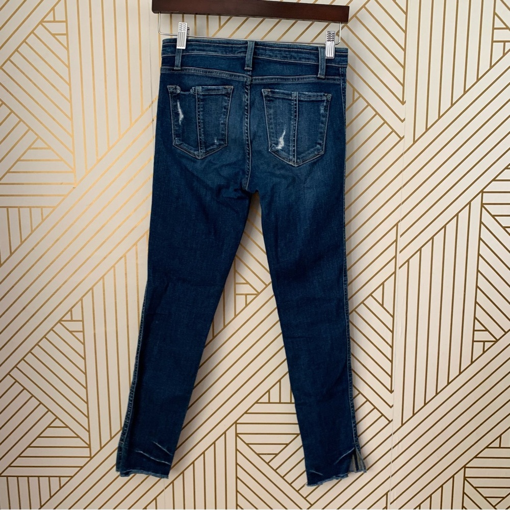 Flying Monkey Platinum Split Hem Distressed Raw H… - image 7